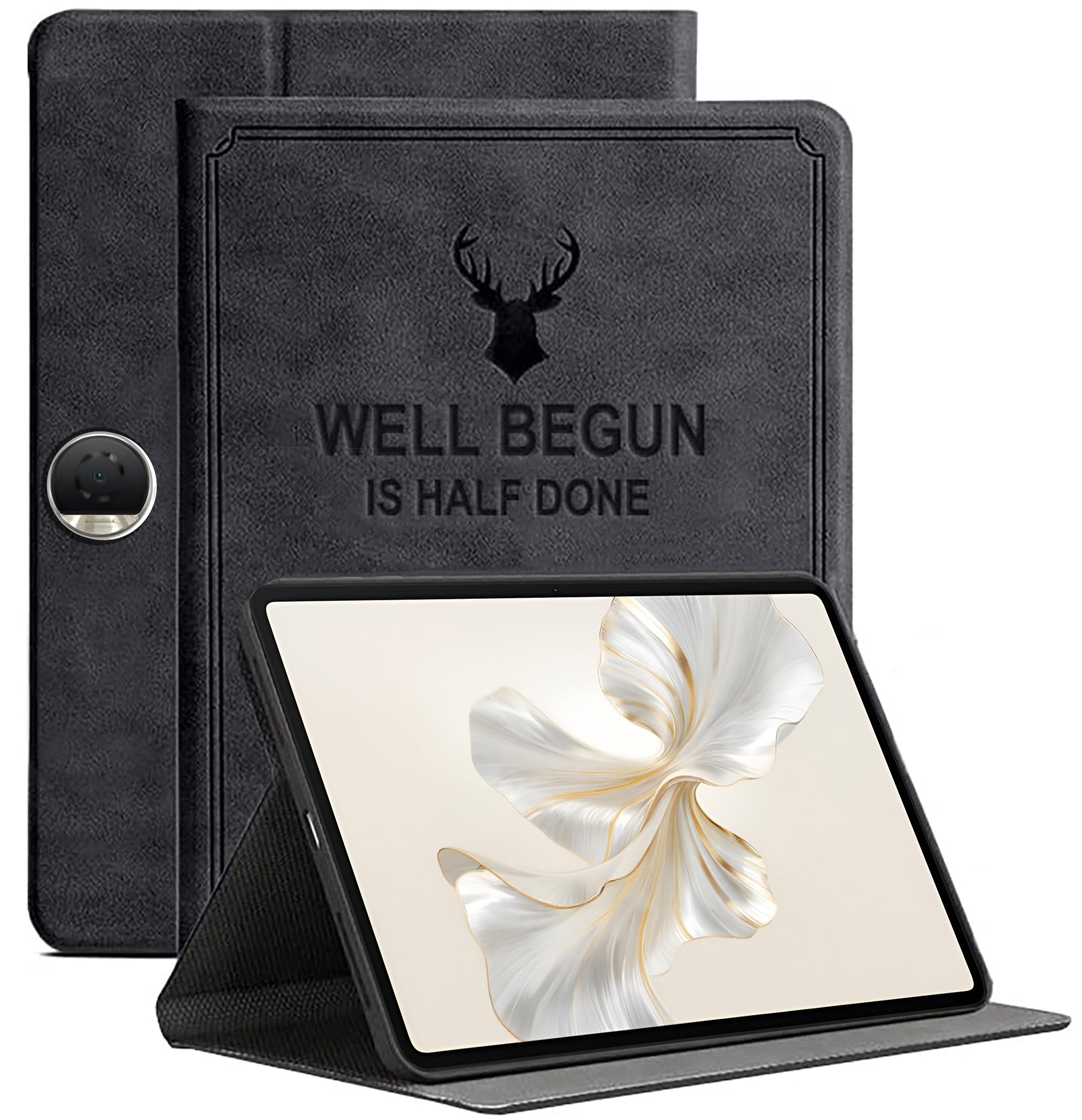 ProElite Case Cover for Honor Pad 9 12.1 inch Case, Deer Flip case Cover for Honor Pad 9 12.1 inch Tablet, Black (B0D2RK8X3C) Amazon Price History, Amazon Price Tracker