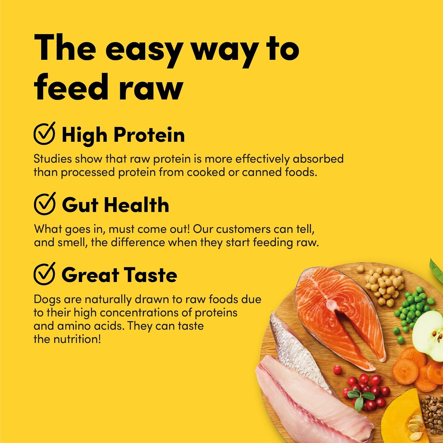 RawMix50 Ocean Fish and Salmon Dog Food, 50% Freeze-Dried Raw, High Protein, Grain-Free Kibble, Complete and Balanced, 2lb