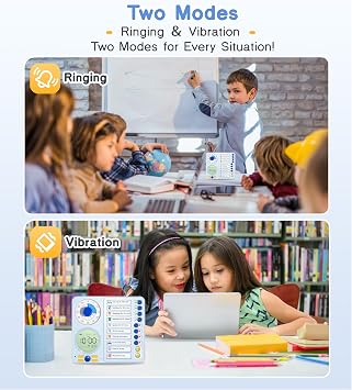 3-in-1 Visual Timer Task Timer with Chore Chart Board, ADHD Tool for Kids Adults Visual Schedule for Kids with Autism, Daily Checklist for Home, School, Classroom, Desk, Chore Chart