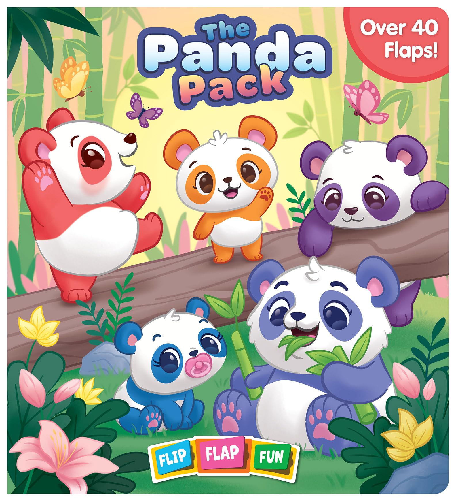 Phidal Pandas Flip Flap Fun Book
