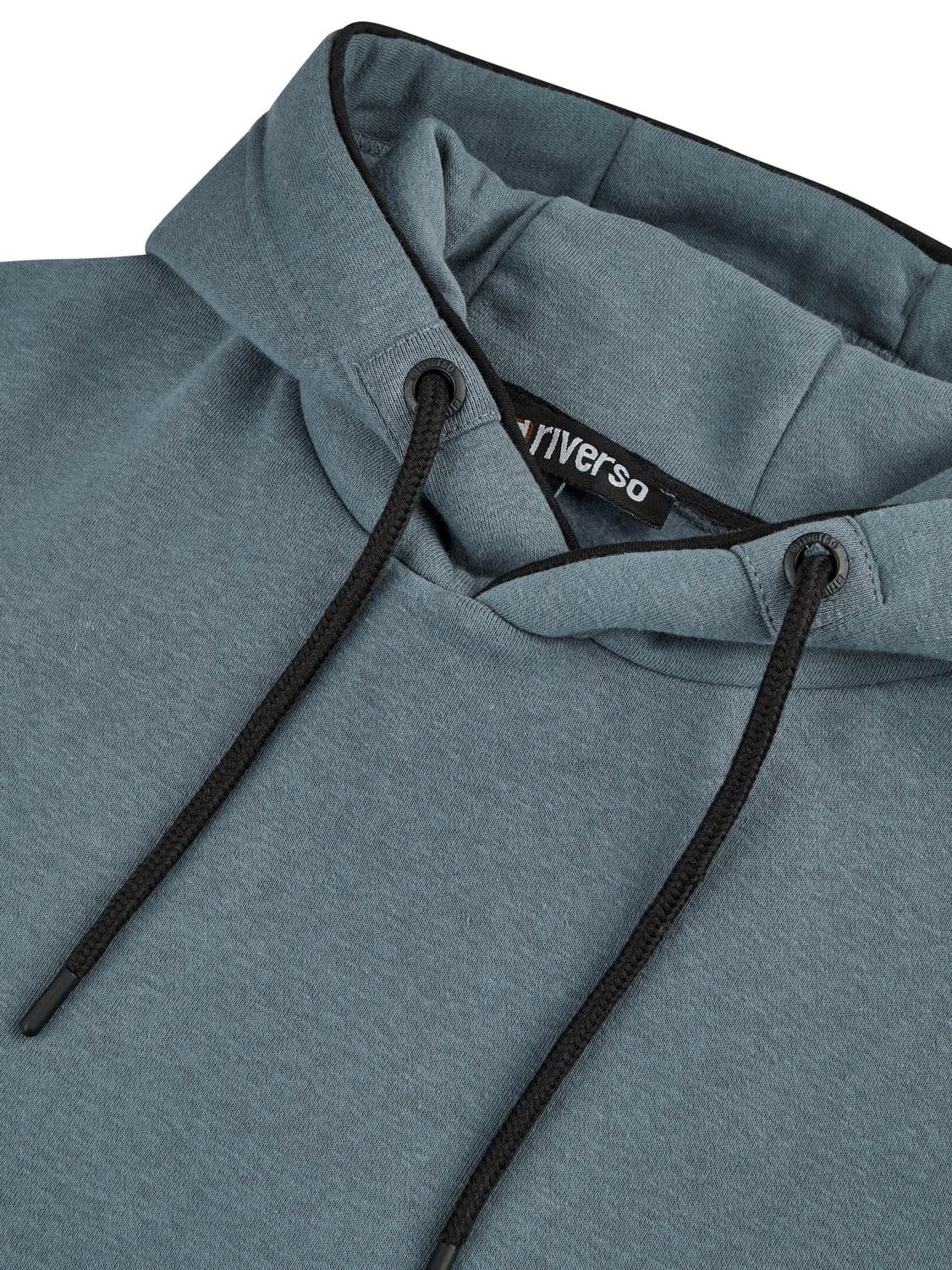riverso RIVSandro Felpa con cappuccio da uomo, vestibilità normale, felpa con cappuccio, streetwear, marrone, rosso, blu, beige, nero, verde, S, M, L, XL, XXL, 3XL, 4XL, 5XL