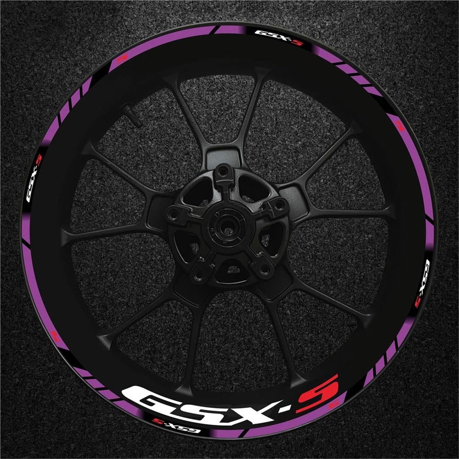 Full Set Motorcycle for Gsxs Wheel Sticker Stripe Reflective Rim for Suzuki Gsx-s Gsx-s750 Gsxs1000 750 1000 600 2024(Color15)