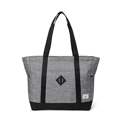 Herschel Supply Co. Heritage Tote Weekender/Overnight Luggage Raven Crosshatch, Fleece