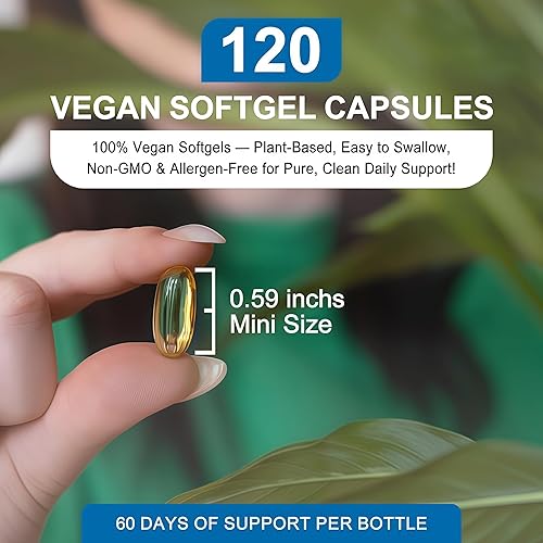 Miniatura 6 de Cápsulas blandas de glicinato de magnesio, glicinato de magnesio de alta absorción 500 mg para aliviar el estrés, dormir, salud cardíaca, nervios,