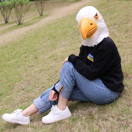 Miniatura 7 de LarpGears - Máscara de águila de látex para Halloween