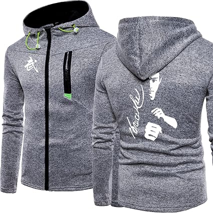 Hooded Sweatshirt Printed Fleece Jacket 