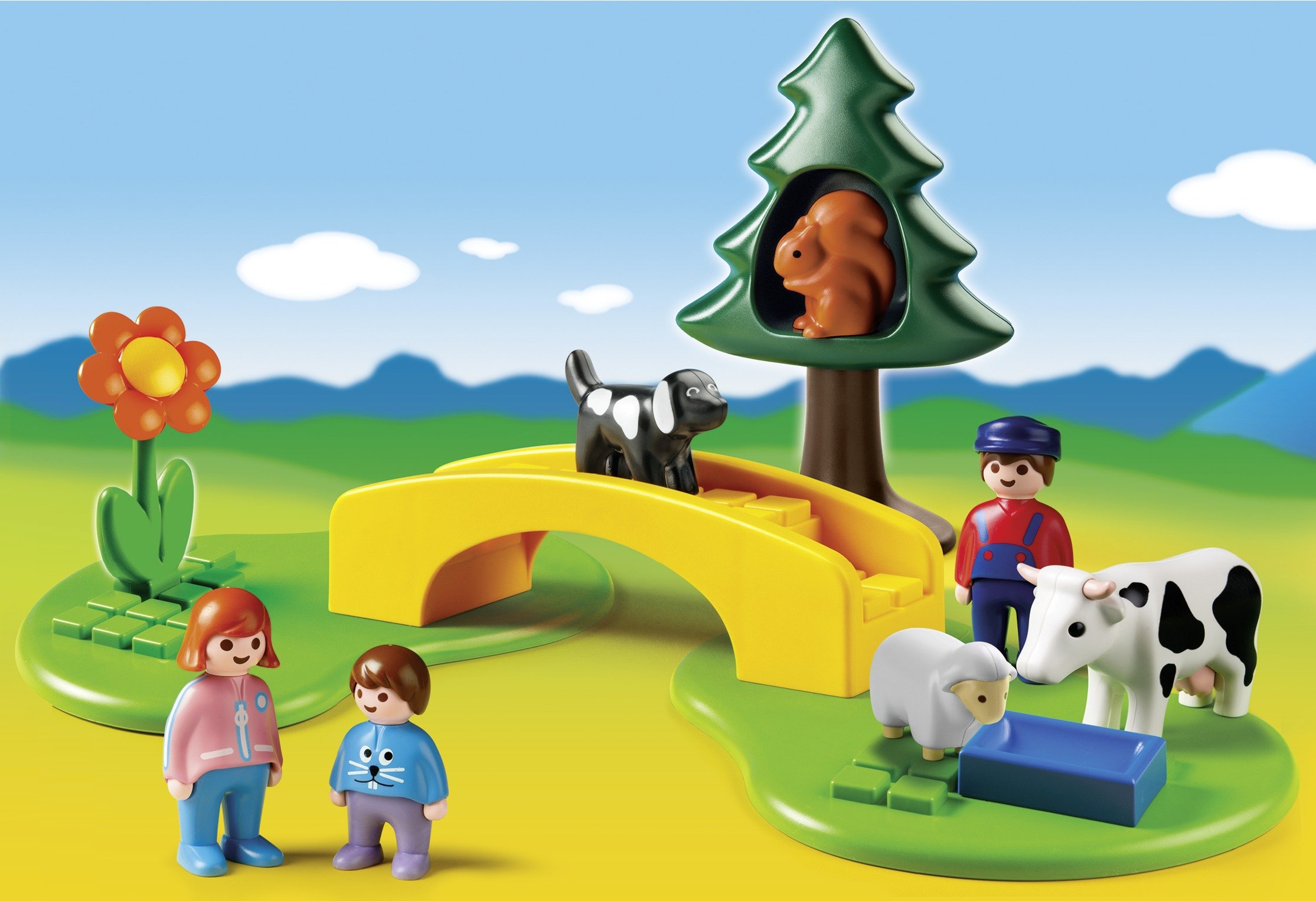 Playmobil - 6788 - Figurka - Rodzina ze zwierzętami łąkowymi