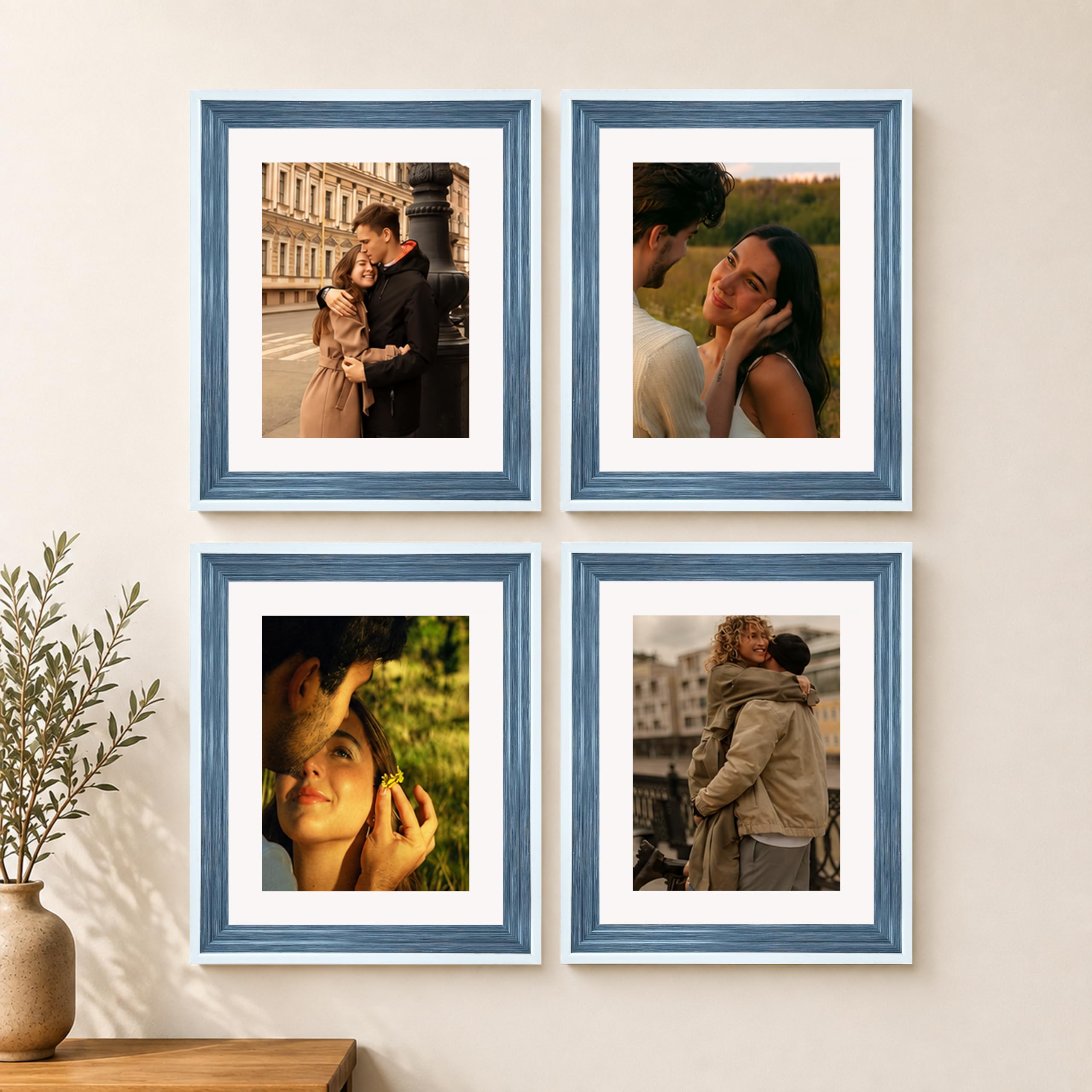 Art Street Photo Frames - Set of 4 Black -7