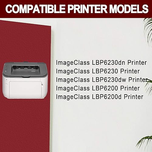 Miniatura 2 de Cartucho de tóner negro 126 compatible CRG 126 3483B001 para impresora Canon ImageClass LBP6230dn LBP6230 LBP6230dw LBP6200 LBP6200d.