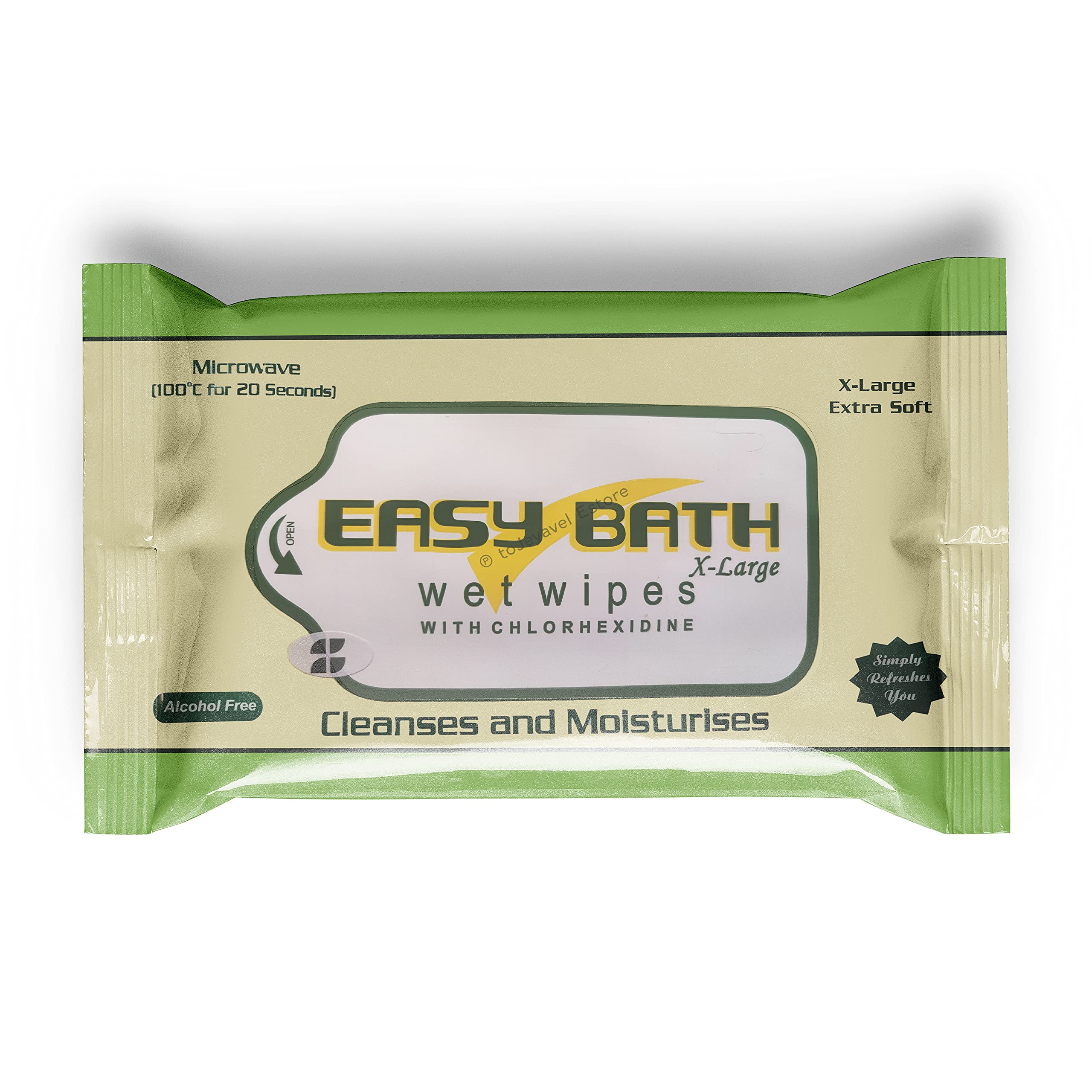 SEYON PHARMACEUTICALS GENERIC Easy Bath Wet Wipes 32 X 32 Cms Pack of 3-picture-14