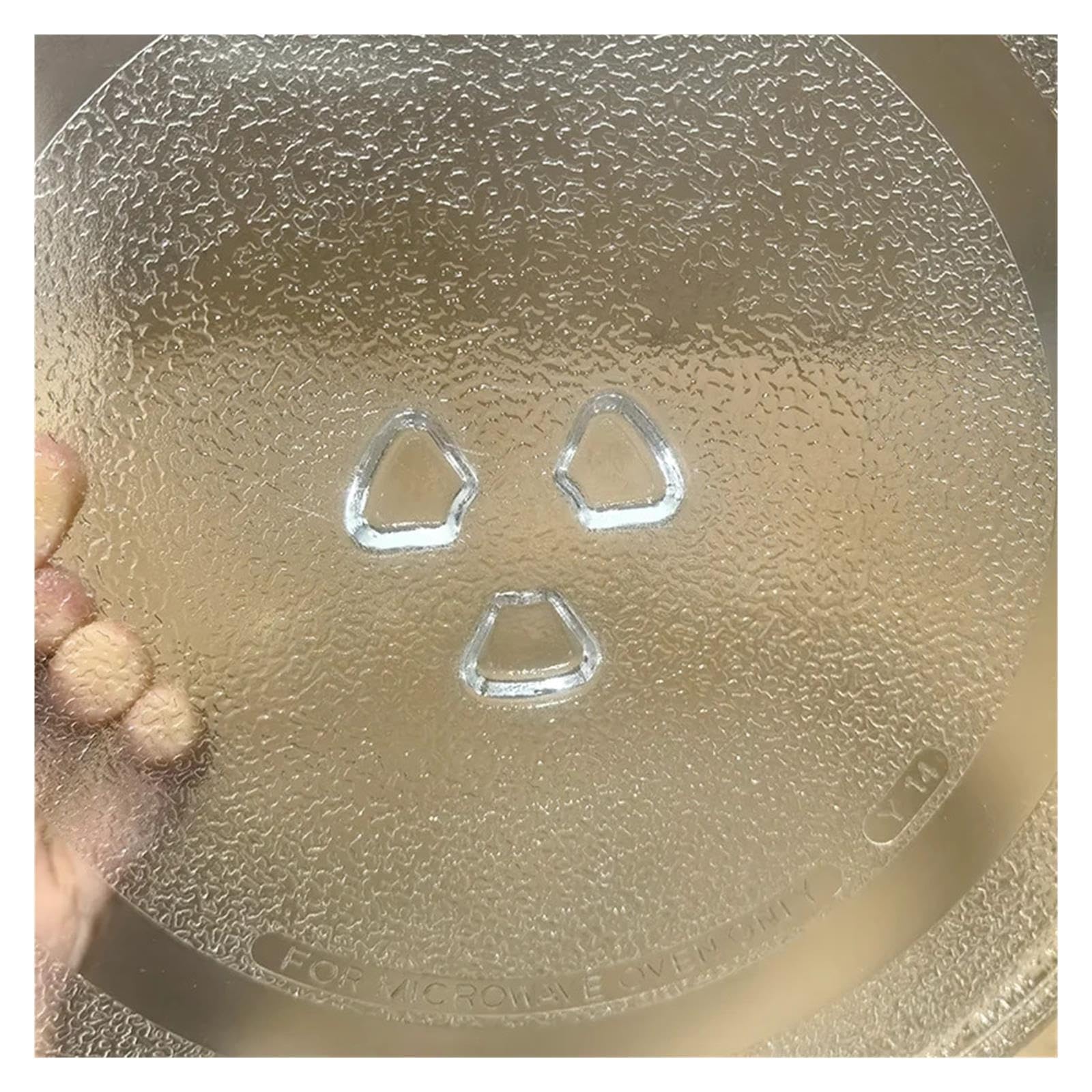 Plato giratorio de vidrio for microondas