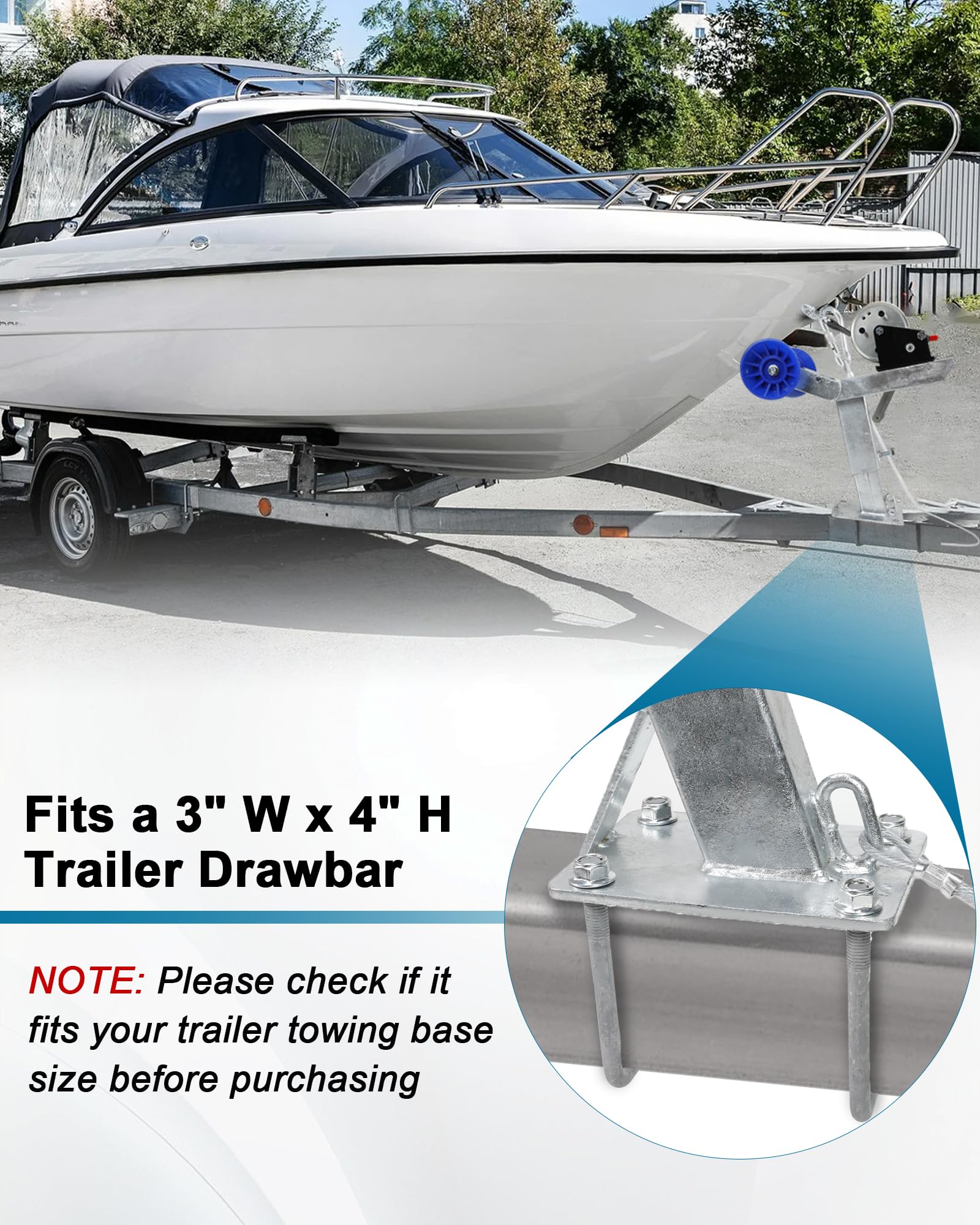 Amazon.co.jp: ローラー付き調節可能なボートトレーラーウインチ