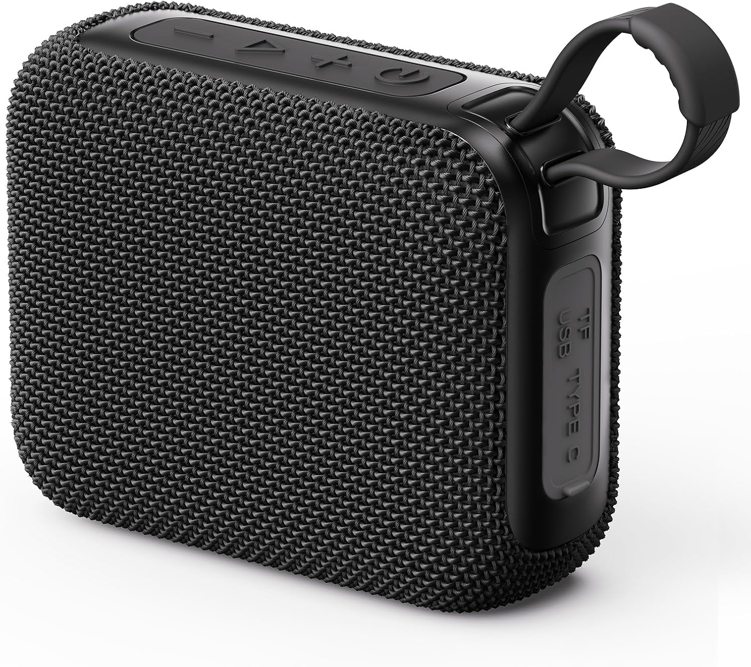 Wireless Bluetooth Speaker with 12H Playtime & RGB Lights – Bluetooth 5.3, 10W Loud Sound, IPX5 Waterproof, TWS Pairing, AUX/TF Card/USB Support for Party, Travel, Indoor & Outdoor Use (Black)