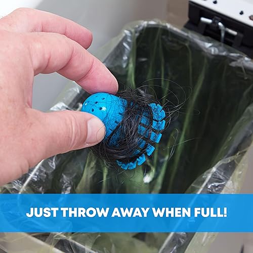 Miniatura 4 de TubShroom Toss 21pk Disposable Bath Tub Drain Strainers - Hair Catcher Snare for Shower Bathtub to Prevent Clogged Drains, Traps Human and Pet Hair,