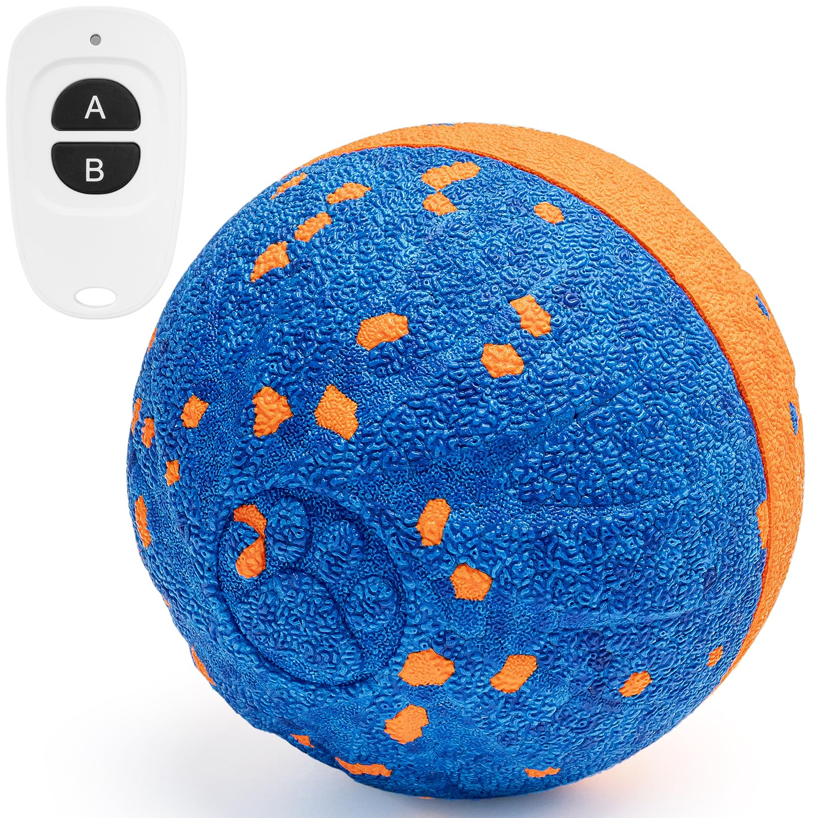 Upgraded Smart Interactive Dog Toys 3 Interactive Modes Vibrating Ball with E-TPU Material IPX7 Waterproof Self-Moving Bouncing Rotating