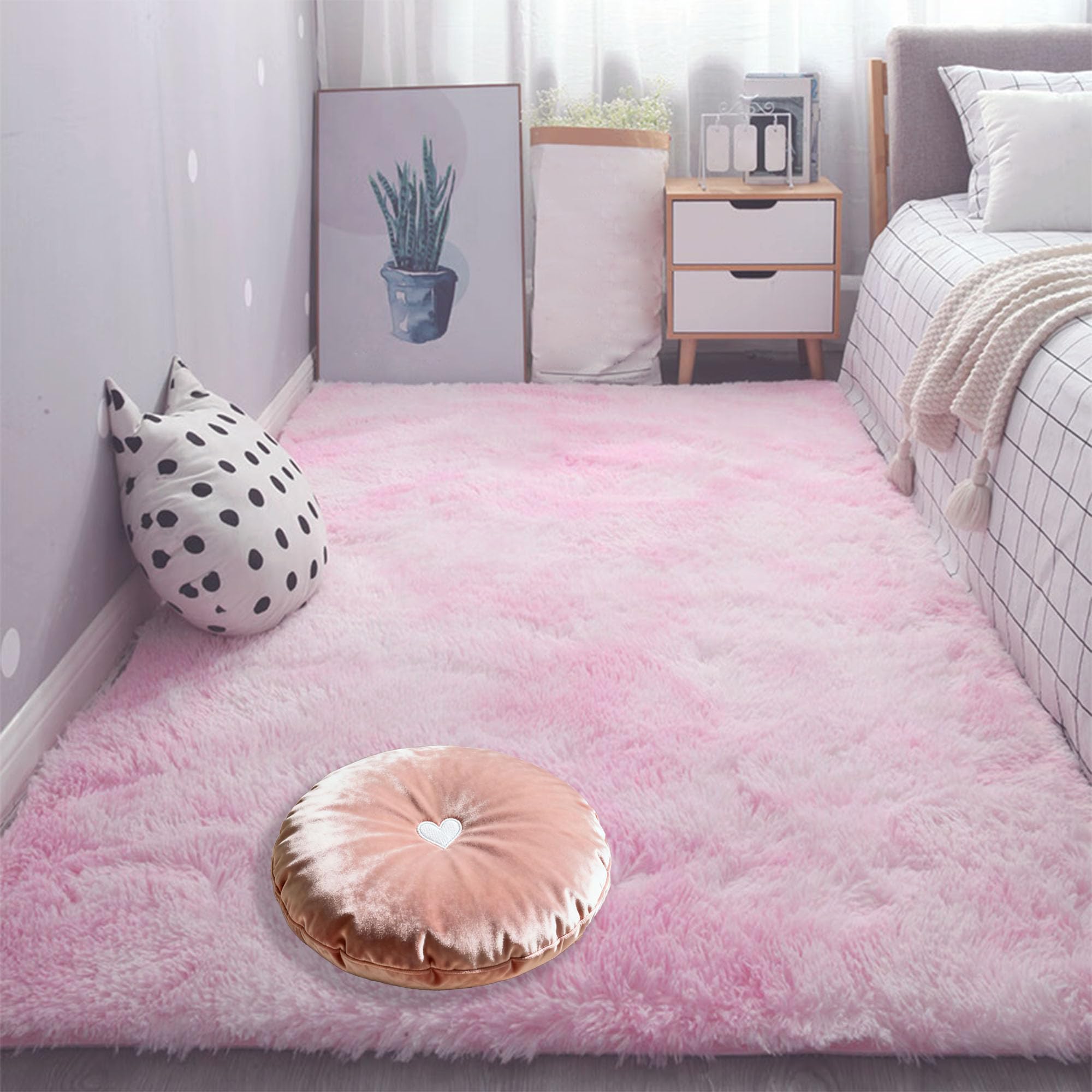 Tapis de salon 170 x 230 cm antidérapant fini les glissades