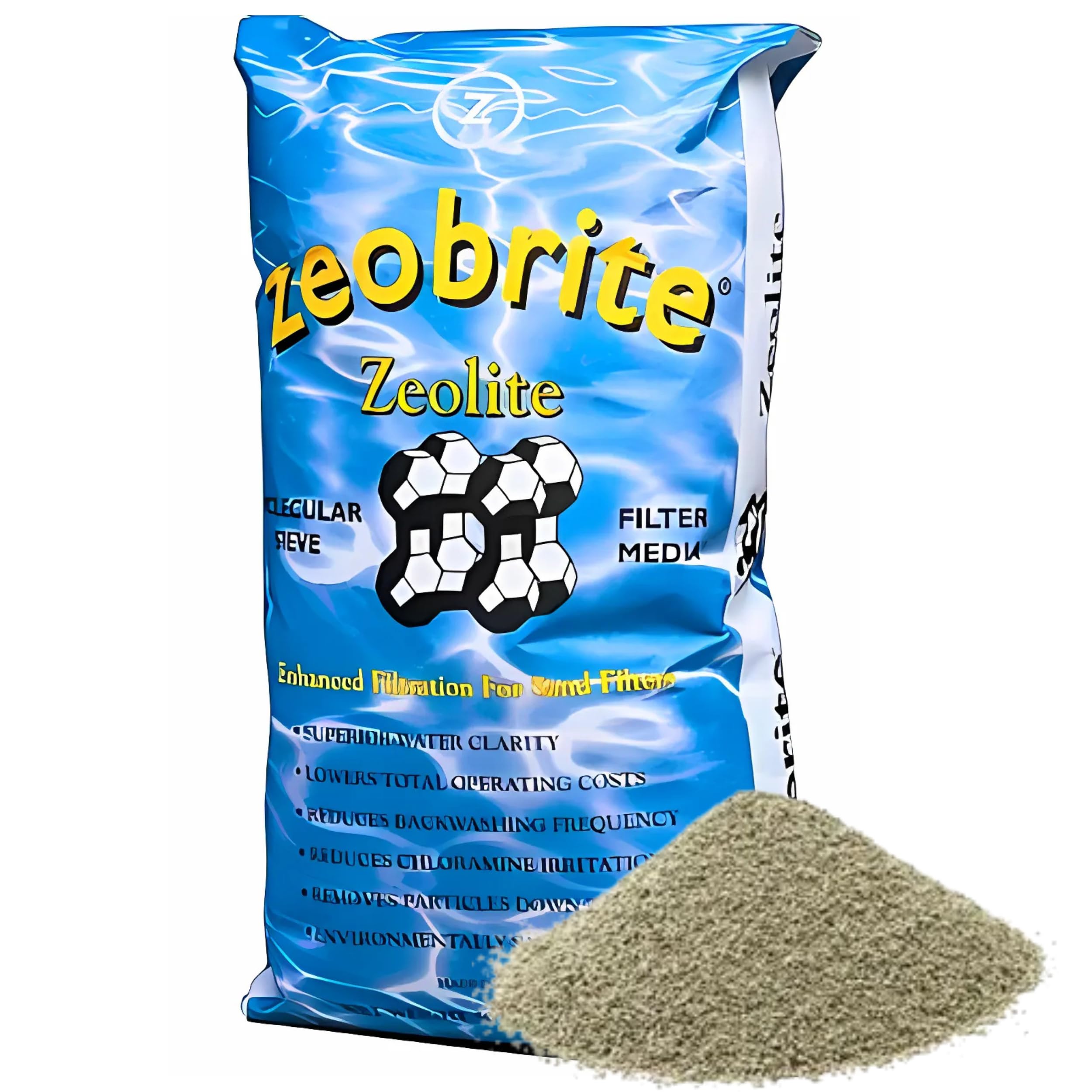 Amazon.com : EZ POOLS Zeobrite Pool Filter Media - 50lb Bag