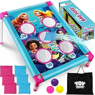 TOY Life Bean Bag Toss Game, Carnival Party Games, Cornhole Set for Kids Outdoor Games, Outside Toys for Kids Ages 4-8, Ya...