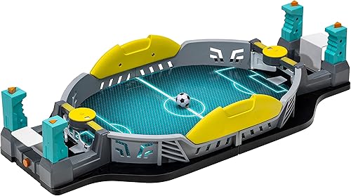 Franklin Sports Mini juego de tiro de fútbol de mesa - Juego de mesa de fútbol estilo arcade para todas las edades- Marcador LED electrónico y