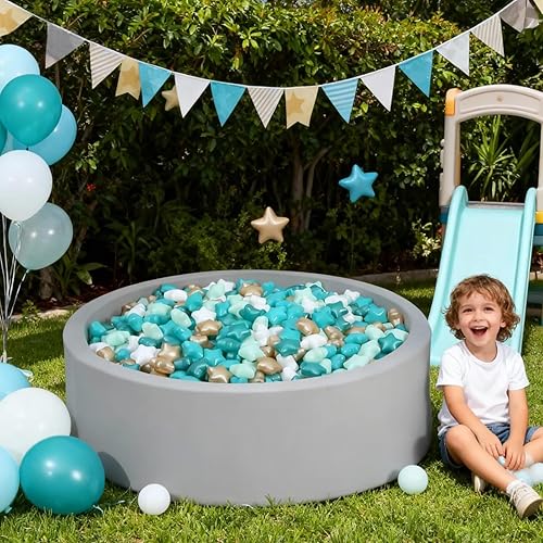 Miniatura 5 de GOGOSO Pelotas para Piscina de Pelotas para Niños Pequeños, Pelotas de Juego de Plástico para Bebés, Pelotas Suaves en Colores Pastel No Tóxicas Sin