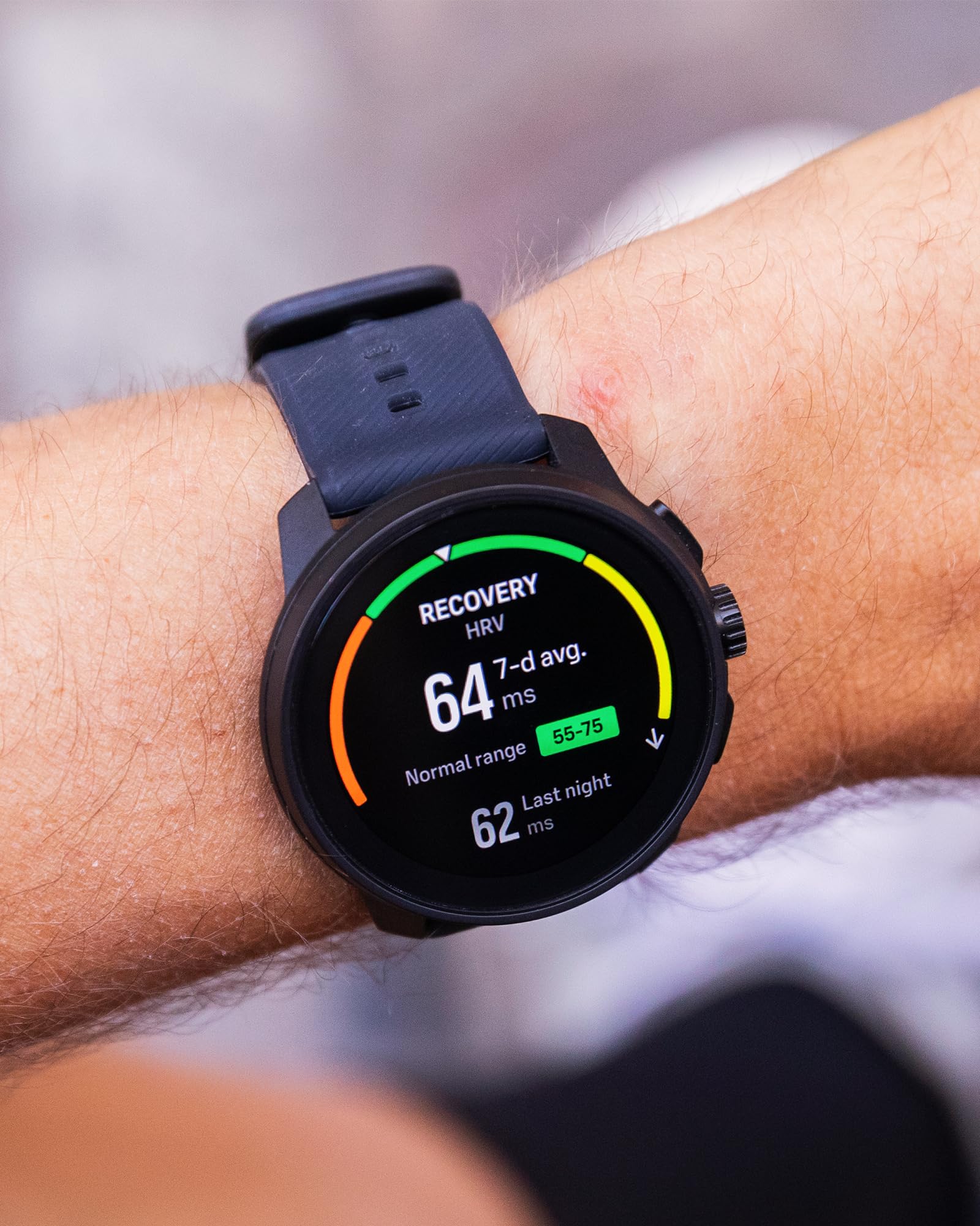 SUUNTO Pasek do Zegarka Ath6 Silicone Strap All Black S+M
