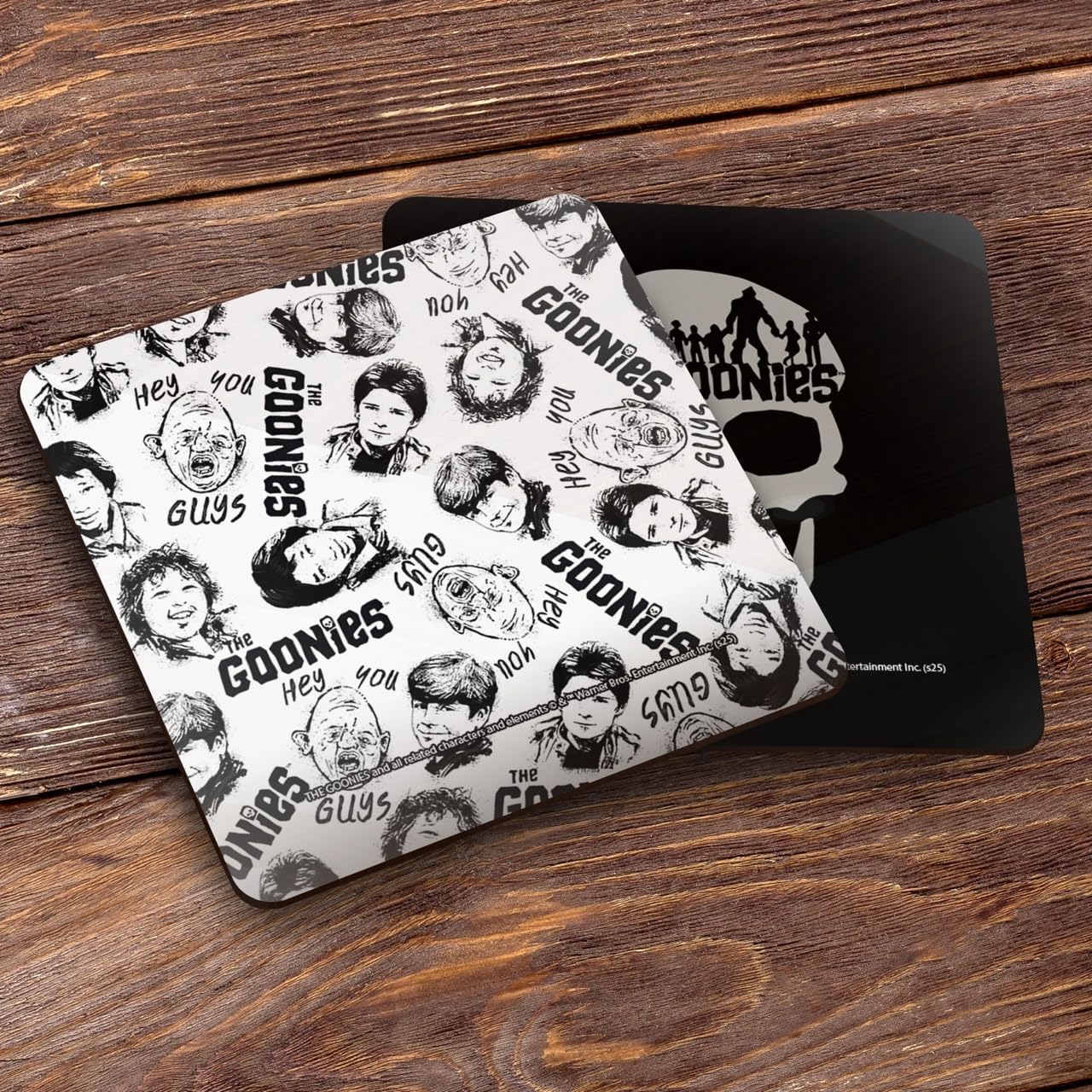 The Goonies Never Say Die Set of Four 3.5 Hardboard Coaster Set image 3