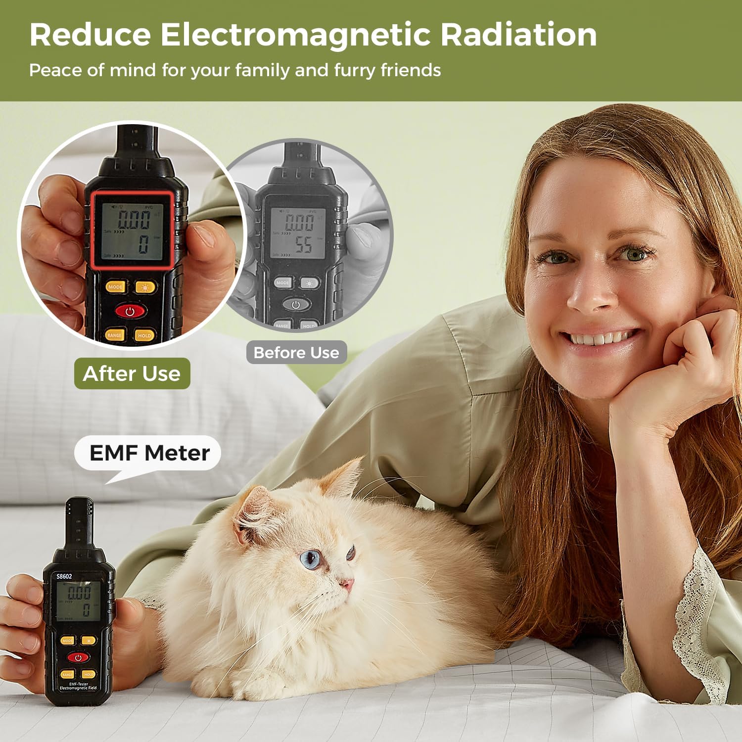 Grounding Sheets Twin XL, 90% Viscose Derived from Bamboo & 10% Silver Fiber Grounded Bed Sheets, 15inch Deep Pocket Grounding Fitted Cooling Sheets with Tester &Cord - White, 39"x80"x15"