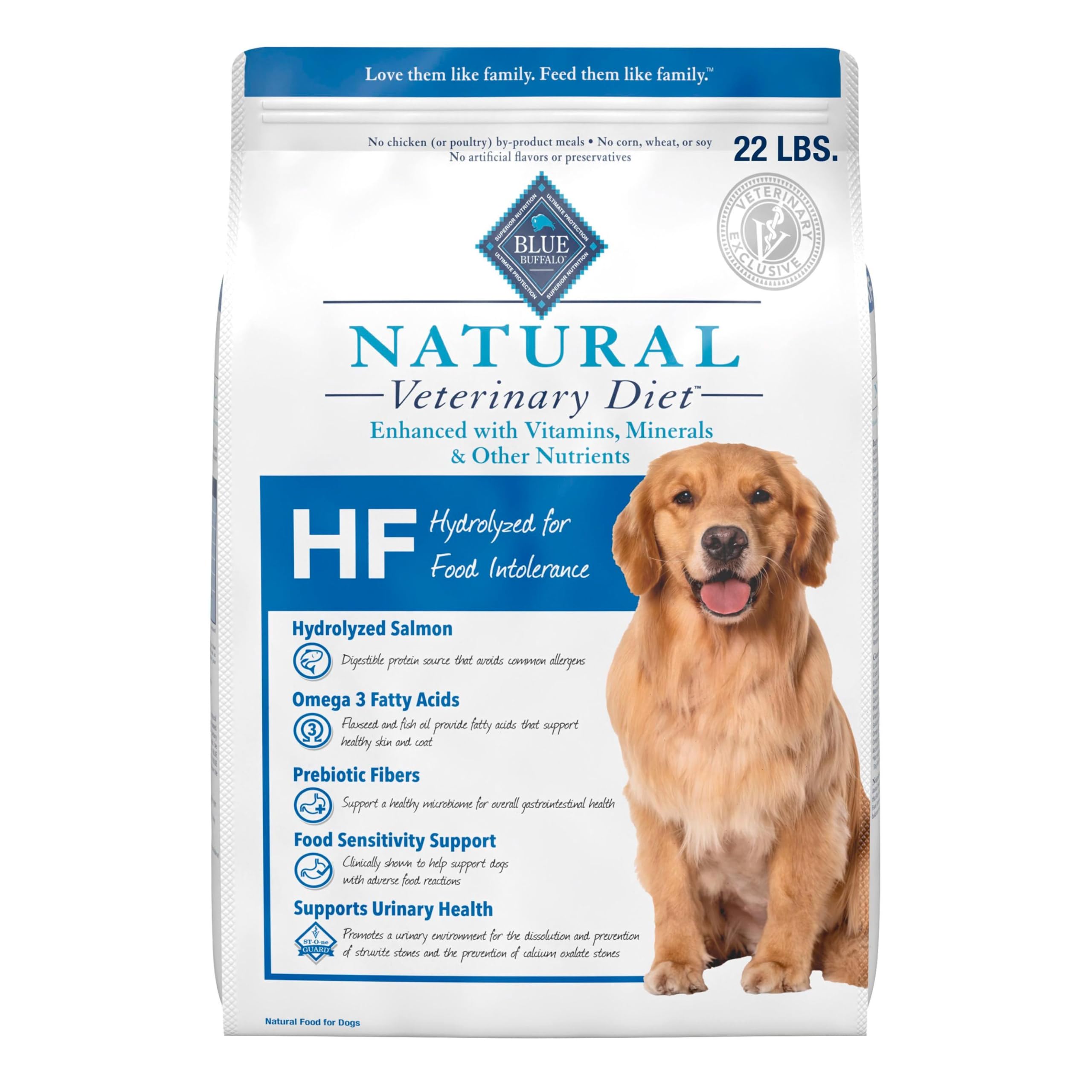 Blue Buffalo Natural Veterinary Diet HF Hydrolyzed for Food Intolerance