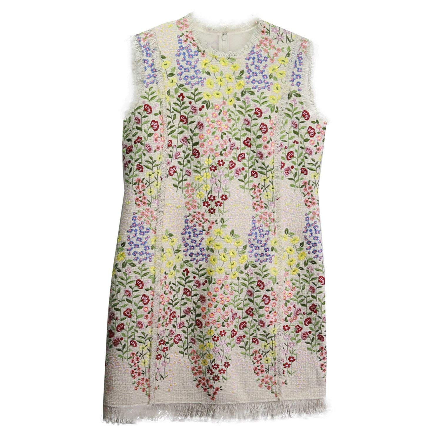 Women's Ivory/Gilly Flowers Dixari Boucle Dress - 12