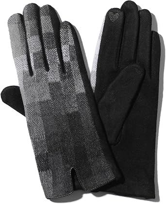 Clothirily Winter Gloves for Women, Touchscreen Winter Gloves Women, Stylish Fleece Lined Warm Winter Gloves for Cold Weather