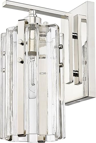 Miniatura 7 de Z-Lite 3036-1S-PN Alverton - Aplique de pared, 1 luz, 100 vatios, níquel pulido