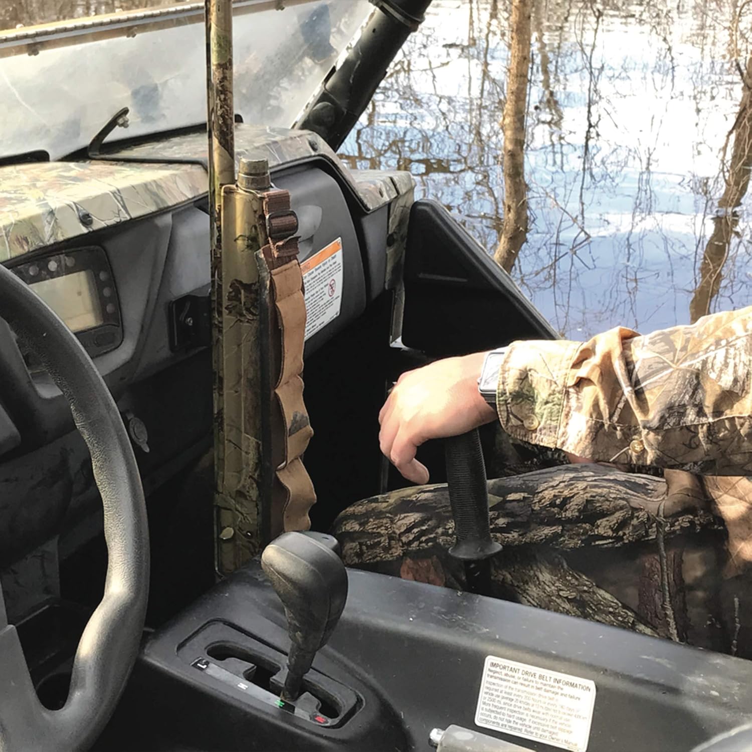 COJO MFG. UTV Gun Rack 2-Pack – Universal Rifle & Shotgun Holder for UTV, ATV, Ranch Truck & Hunting Vehicles – Easy Install, Secure Gun Mount for Outdoor Use