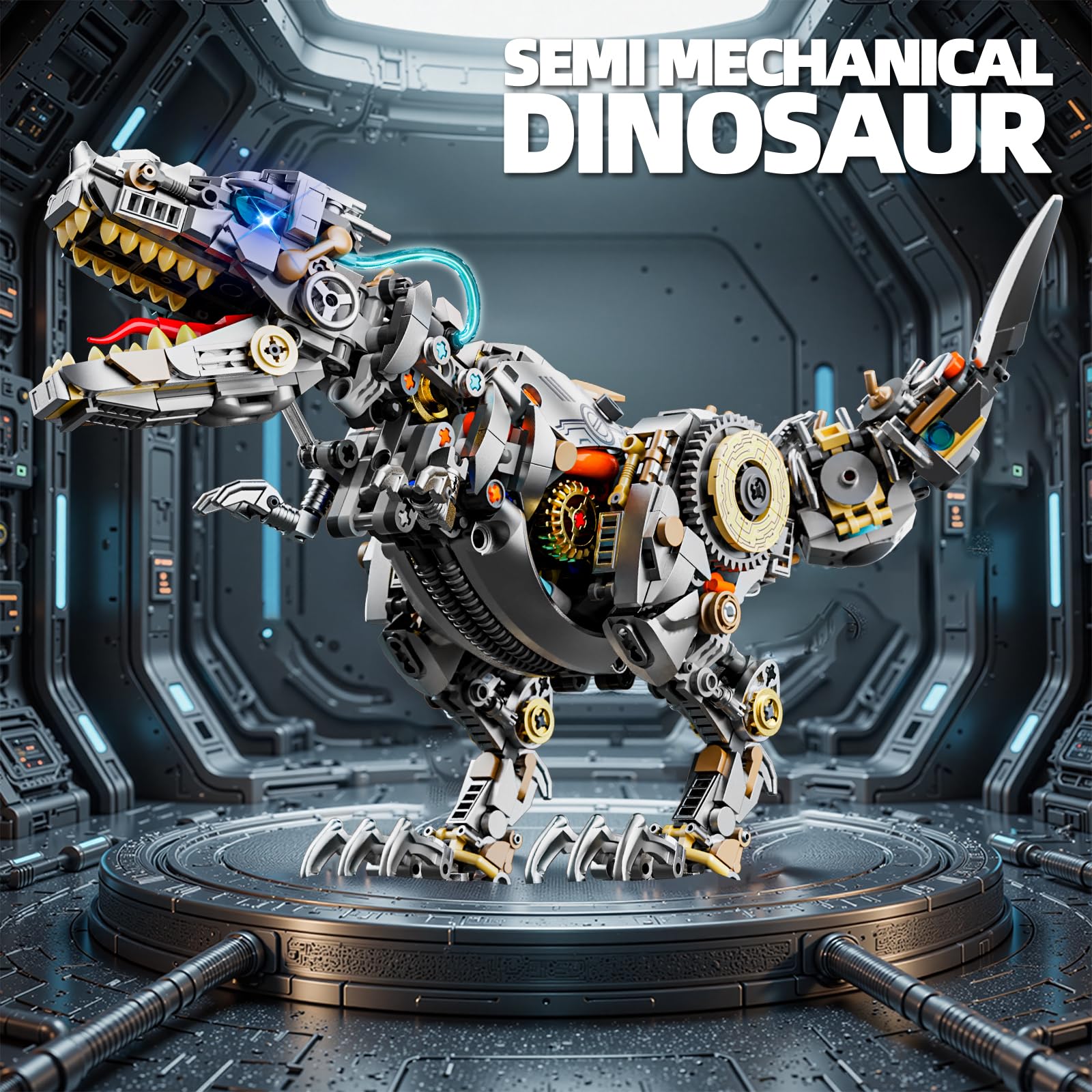 Amazon.com: HJPLPXH Mechanical Tyrannosaurus Building Blocks Set