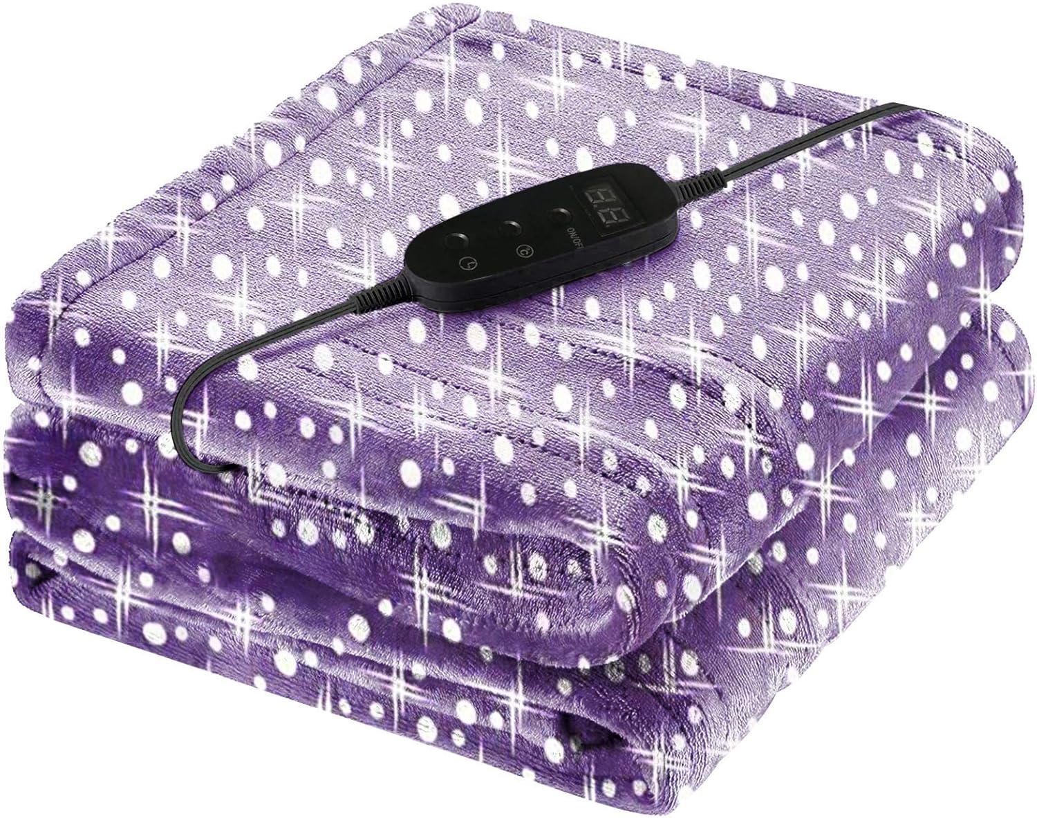 Portland Mall WooCo Heated Blanket Electric Throw Flannel Blan 30X14