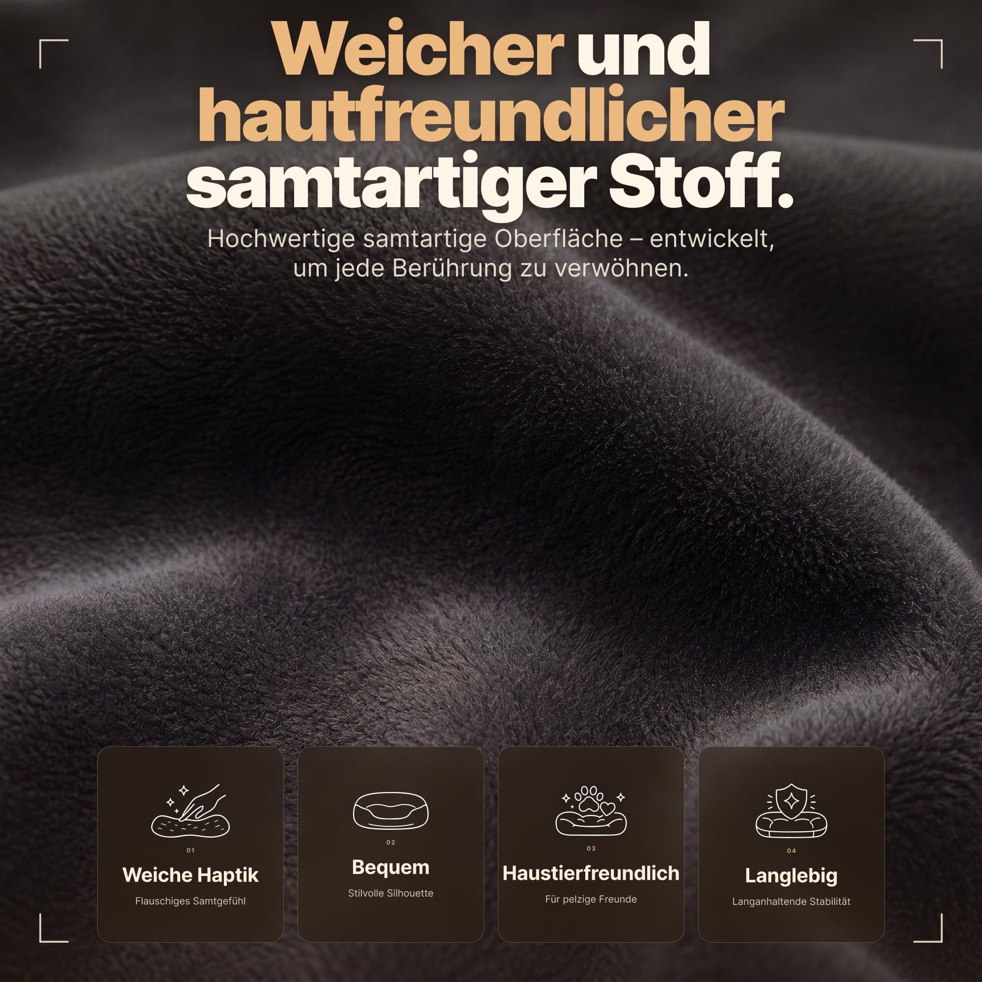 Dowinx Ergonomischer Bürostuhl aus Wildleder-Optik mit Federkern-Sitzpolster, höhenverstellbaren gepolsterten Arm- und Kopfstützen, Liegefunktion und ausklappbarer Fußstütze,Schwarz