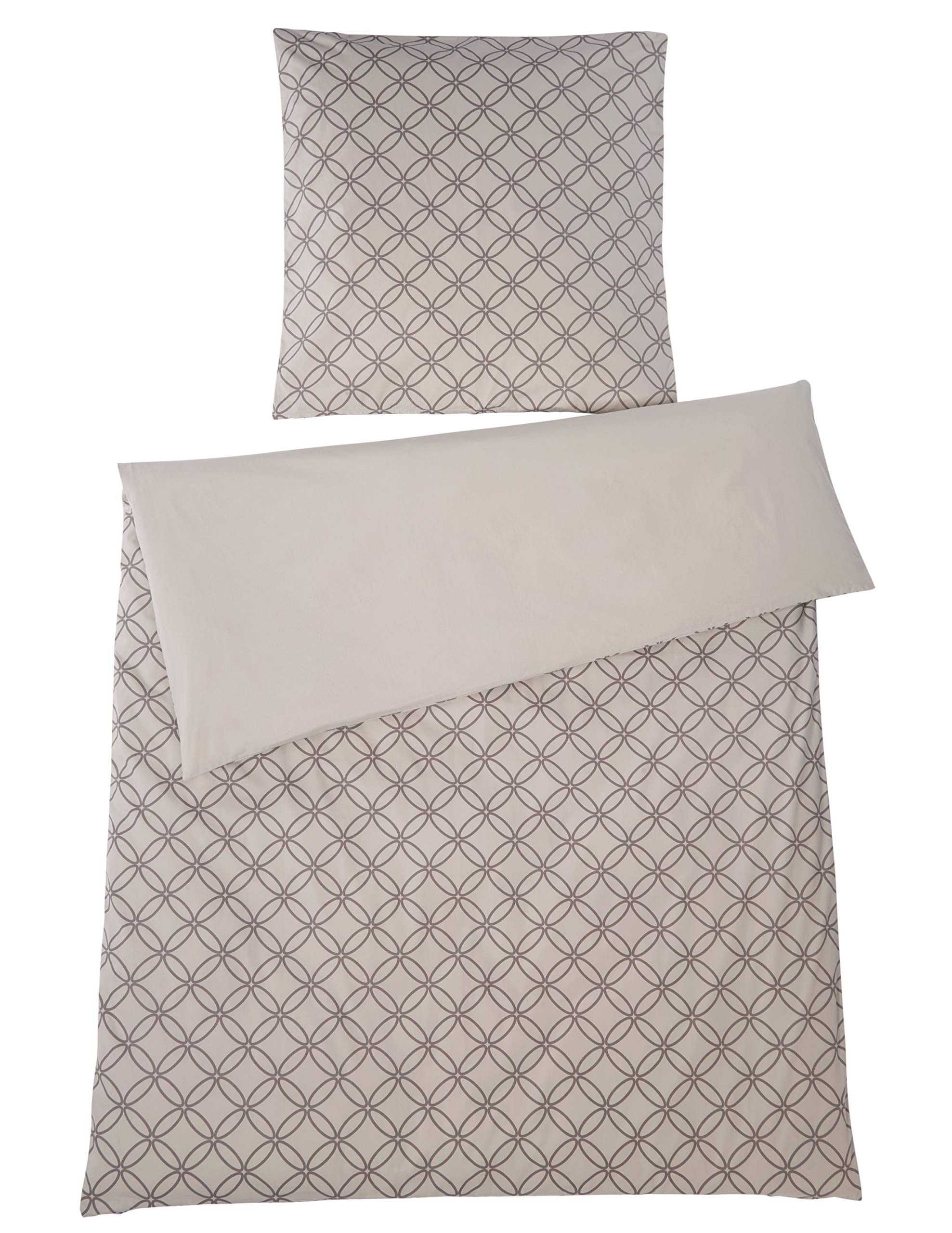 Bio Kinderbettwäsche 100% Bio-Baumwolle (kbA) GOTS zertifiziert, Blume, 135 x 200 cm / 80 x 80 cm, Perkal-Stoff