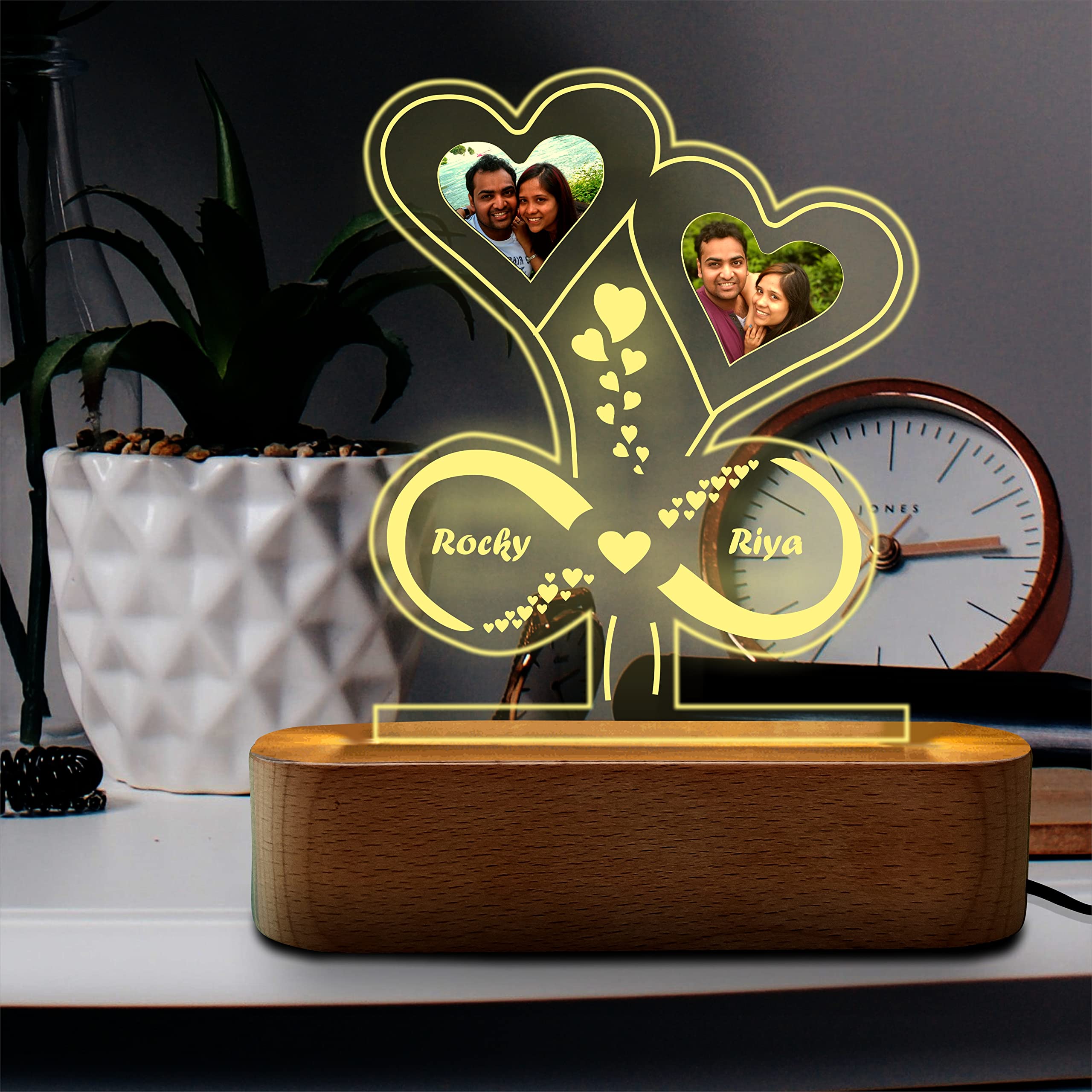 Personalized 3D Heart Lamp - Custom Photo Gift -9 Personalized 3D Heart Lamp - Custom Photo Gift -9