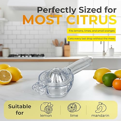 Miniatura 6 de Exprimidor de limón, exprimidor manual de cítricos, naranja, limón, uva, piña, exprimidor de fresa, exprimidor de limón de mano, herramienta