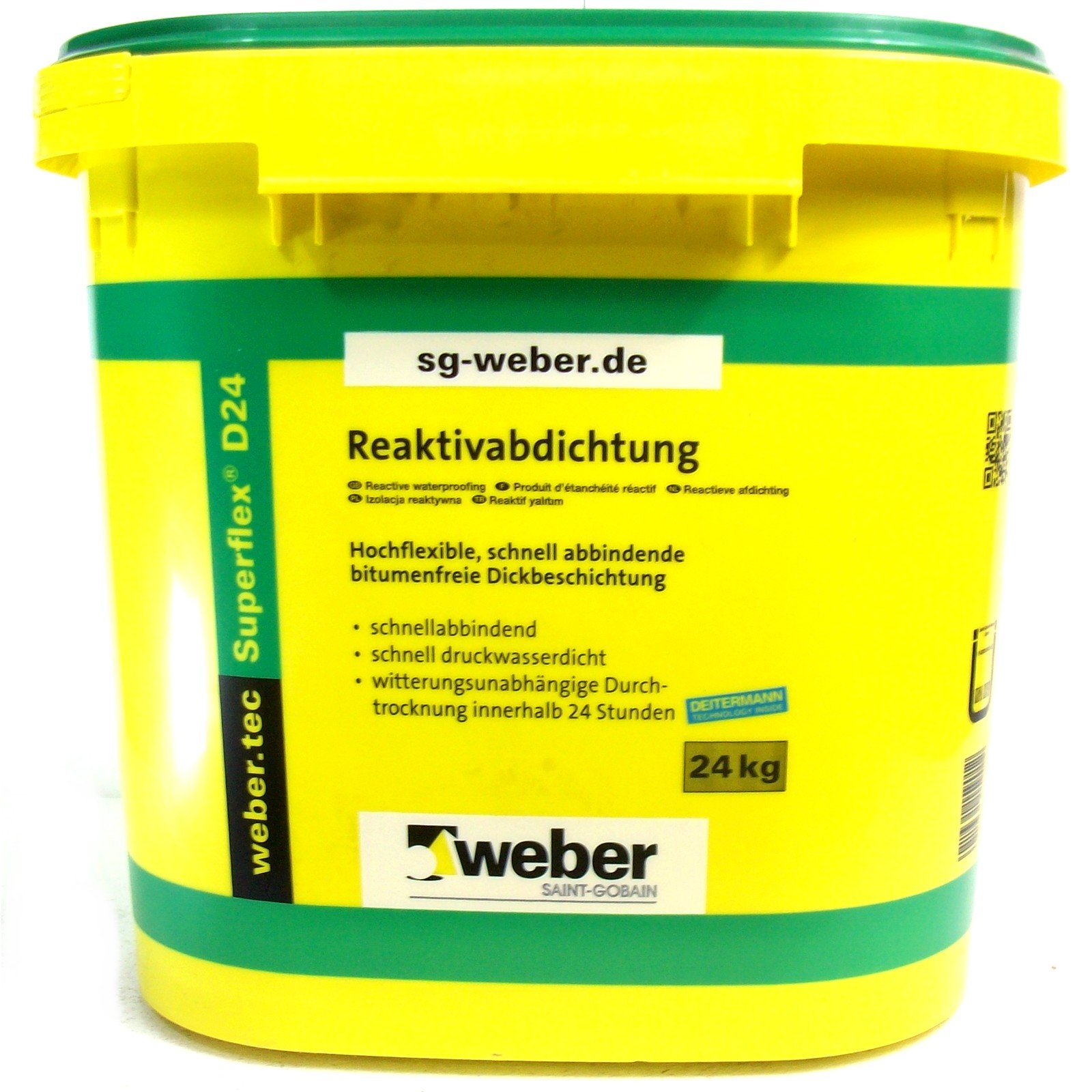 weber.tec Superflex D 24 Kombigebinde, 24 kg mit passender Grundierung weber.prim 900, 5l