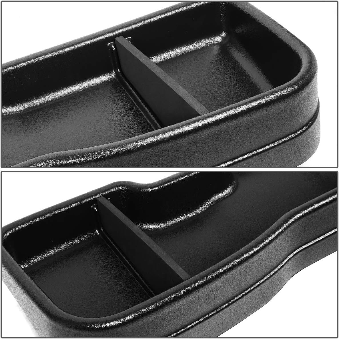 DNA Motoring ZTL-Y-0040 Light Weight Rear Under Seat Cargo Storage Case Organizer Box,Black