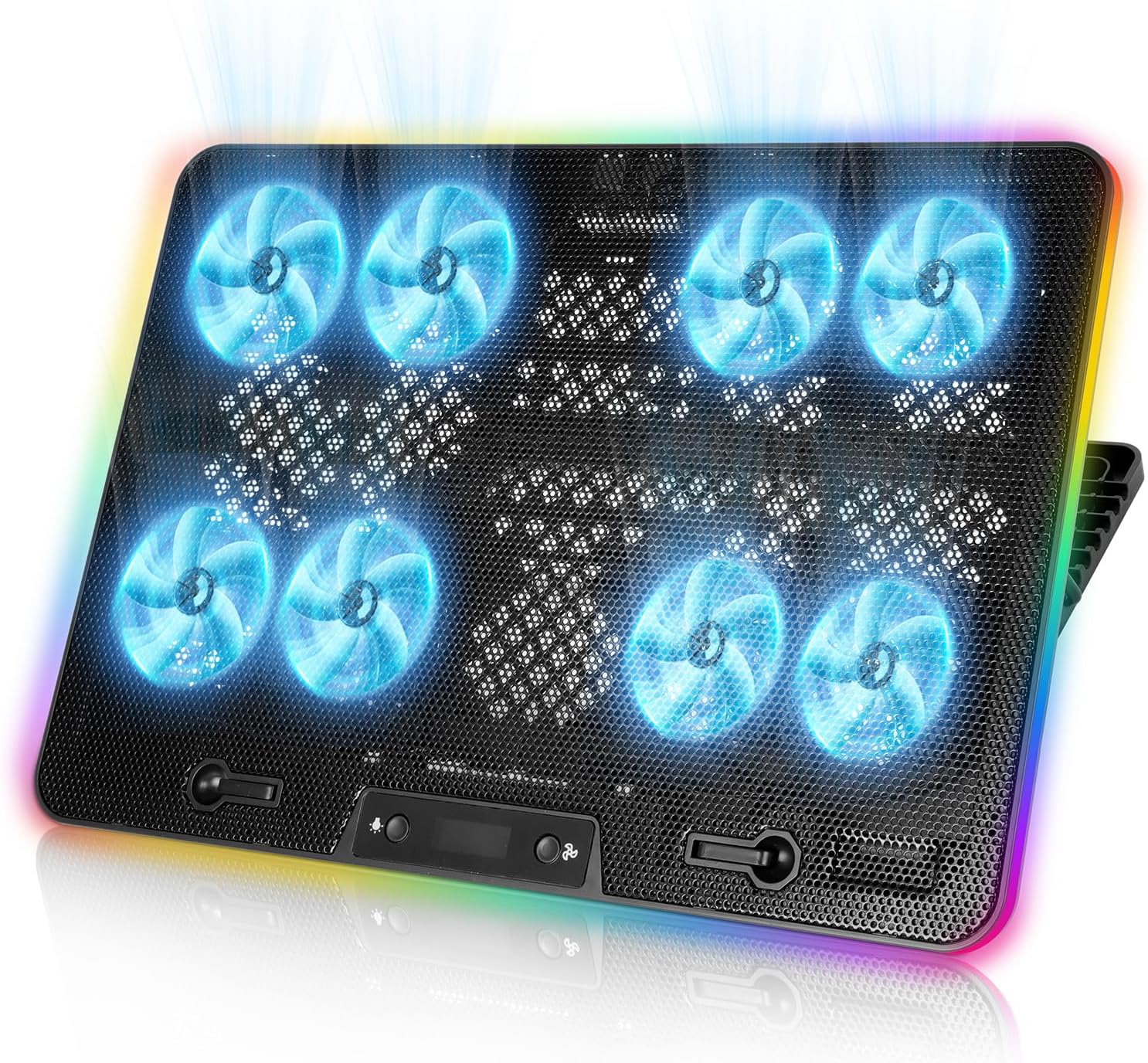 Laptop Cooling Pad, 8-Fan Adjustable...