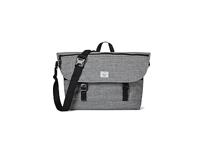 Herschel Supply Co. Cove Messenger Weekender/Overnight Luggage Raven Crosshatch