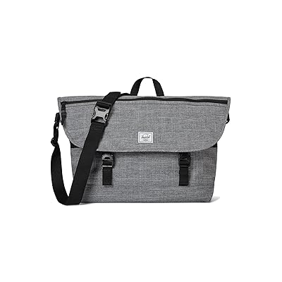 Herschel Supply Co. Cove Messenger Weekender/Overnight Luggage Raven Crosshatch