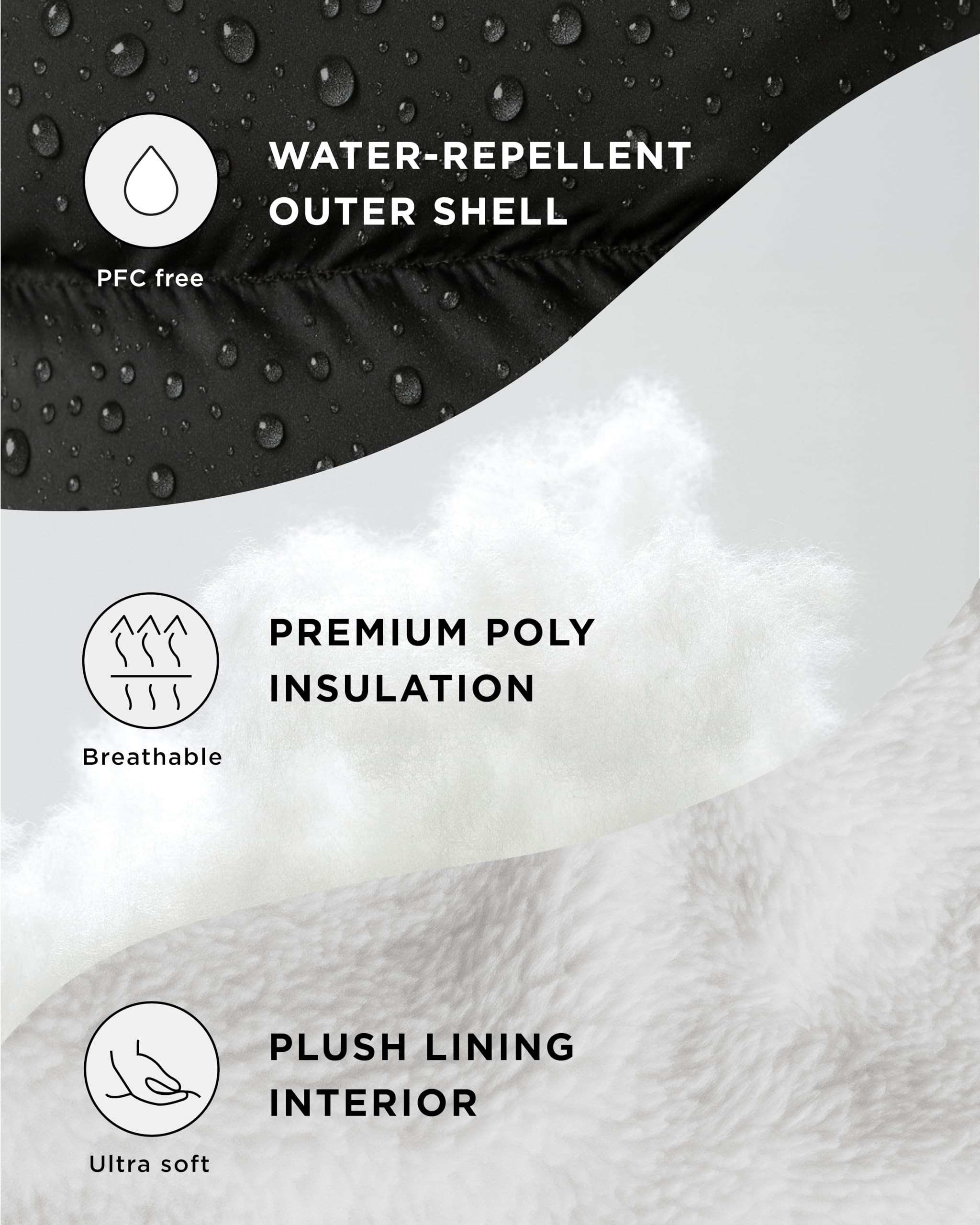 7AM Enfant Stroller Warmmuffs - Handwärmer mit Frostschutz, Kälteschutz, wasserabweisende und warme Handschuhe aus gewachster Baumwolle für Kinderwagen, Buggy- und Babyschale Griff