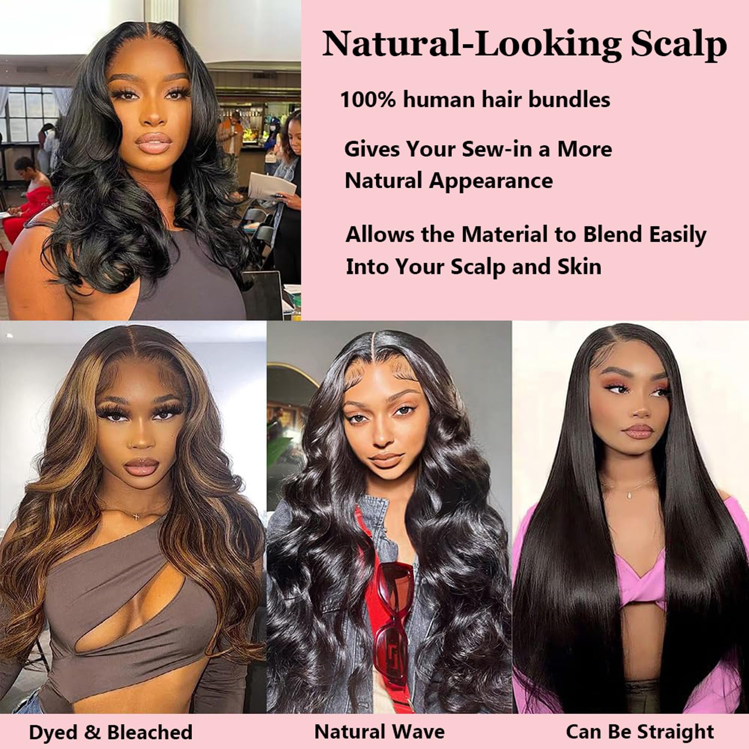 Amazon.com : 12A Human Hair Bundles Body Wave 12 14 16 Inch 