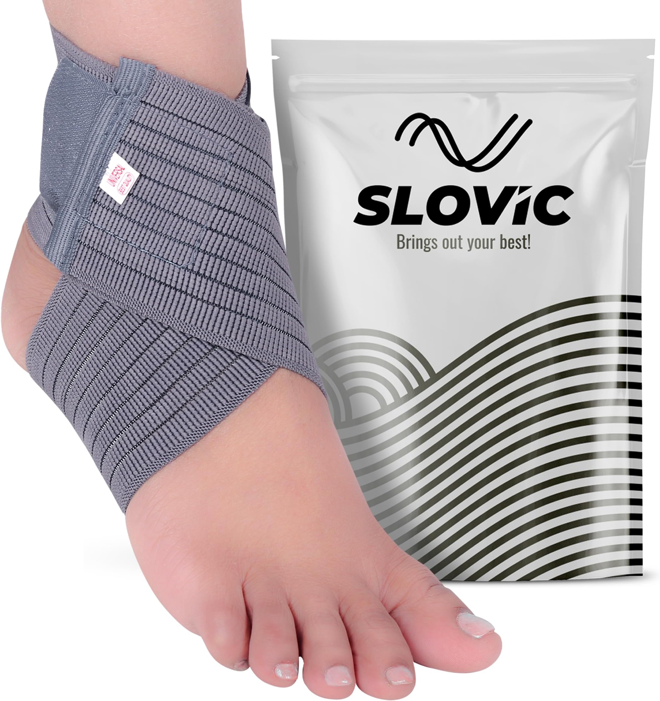 SLOVIC Ankle Support for Pain Relief (Free Size) One Year Warranty