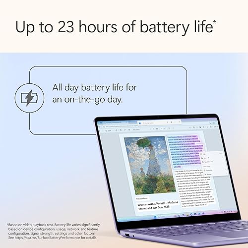 Vista 21 de Microsoft Surface Portátil (2025), Windows 11 Copilot+ PC, pantalla táctil de 13 pulgadas, Snapdragon X Plus (8 núcleos), 16 GB de RAM