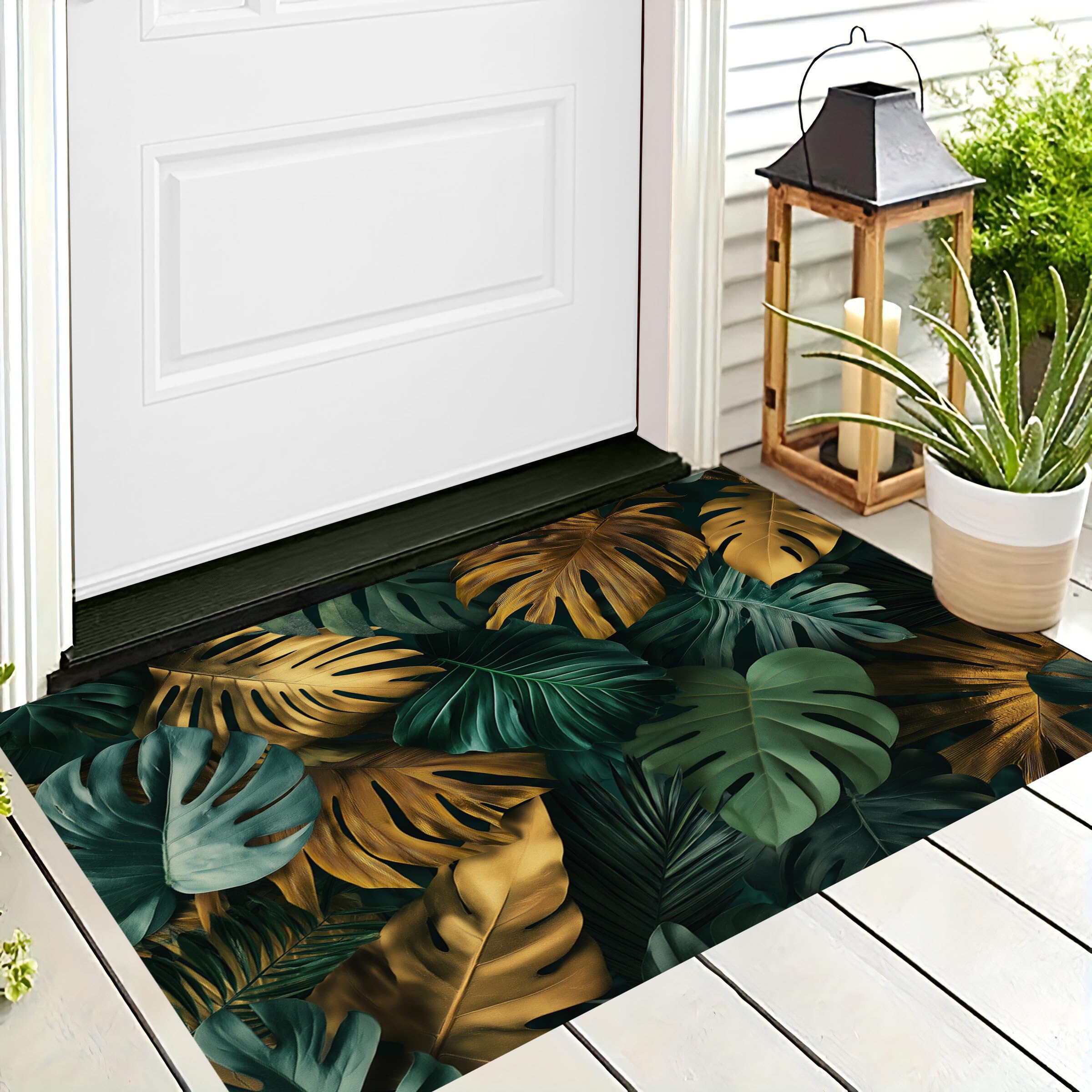 Tapis d'entrée absorbant home anti-glisse pour sécuriser les sols humides de la maison