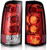 Vista 1 de DWVO Conjunto de luces traseras compatible con Chevy Silverado 1999 2000 2001 2002 1500 2500/01 02 Chevy Silverado 3500/1999-2003 GMC Sierra 1500