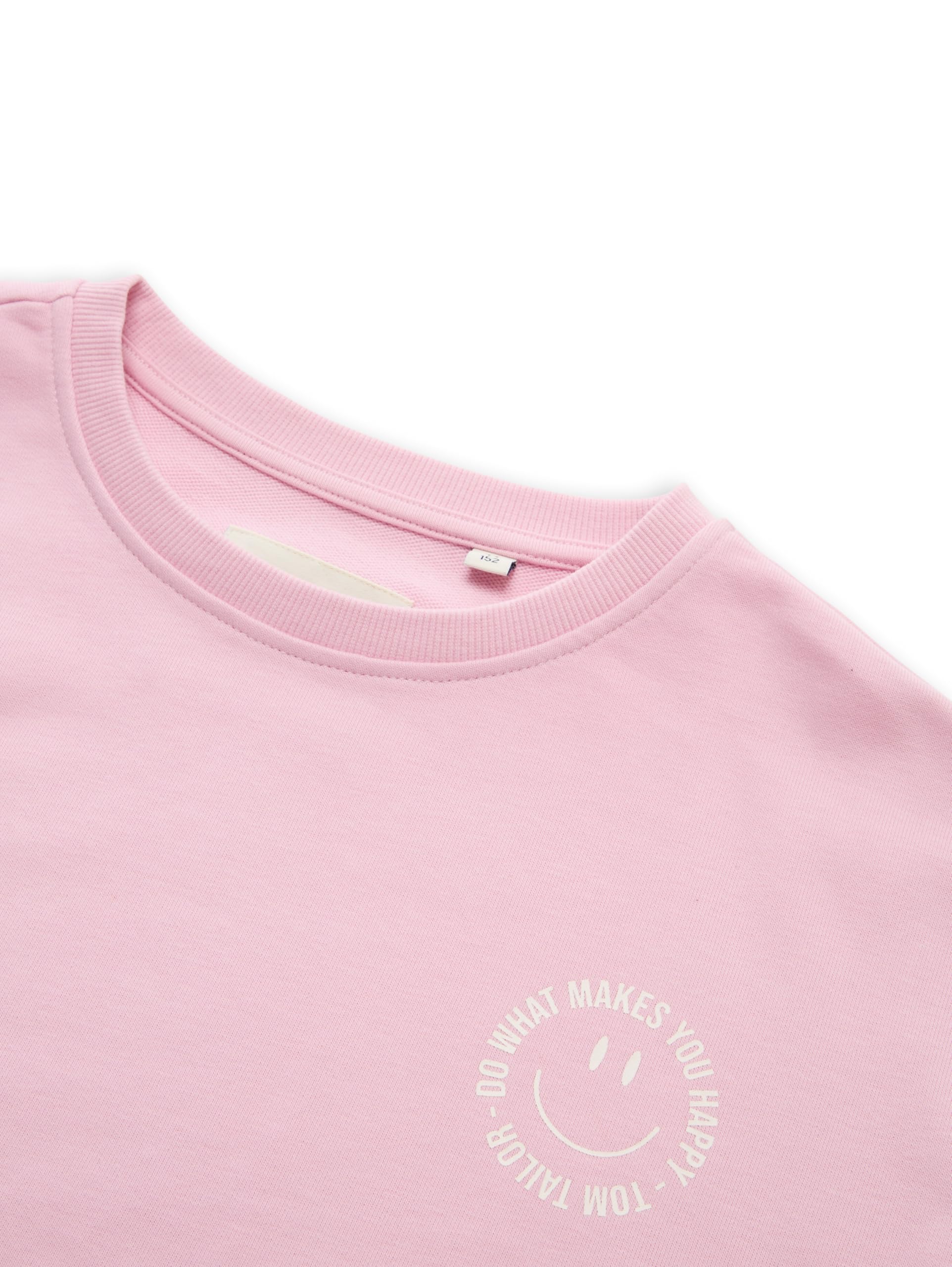 TOM TAILOR Mädchen Kinder Cropped Sweatshirt mit Print